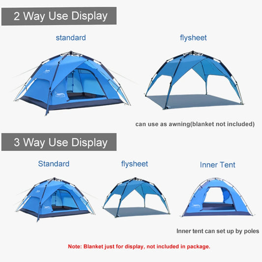 Tentopia QuickTrek 3-4 Person Instant Camping Tent